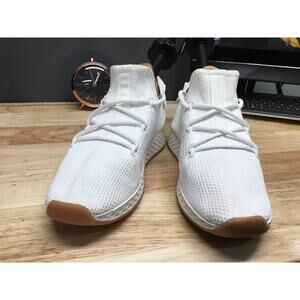 J Slides Urban Sport Ophelia Knit Running Sneaker Women 10 White Lace Up Low Top